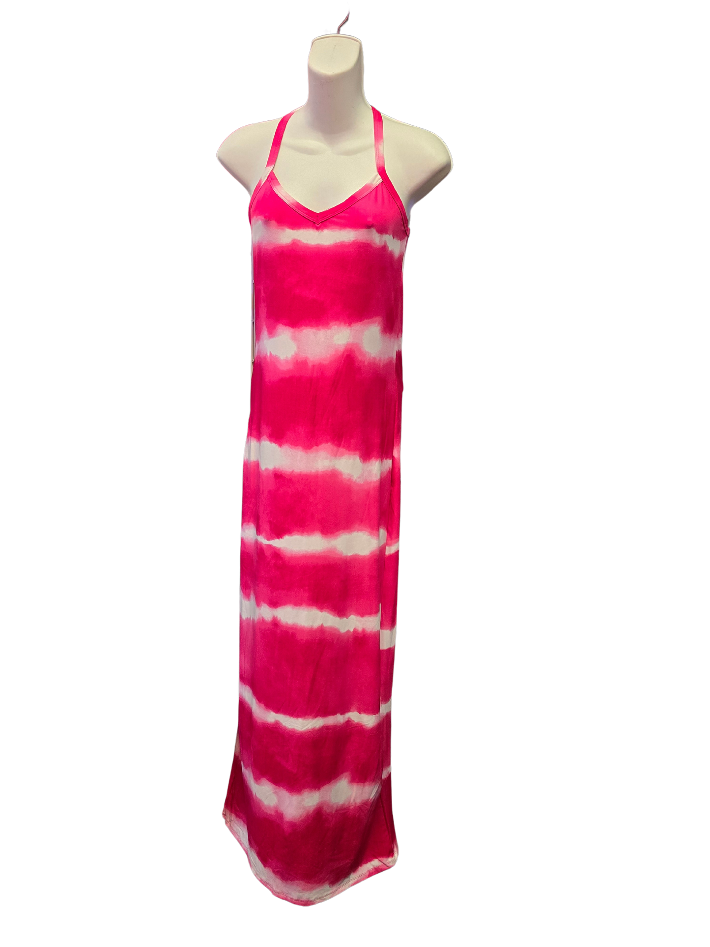 fuchsia maxi dress