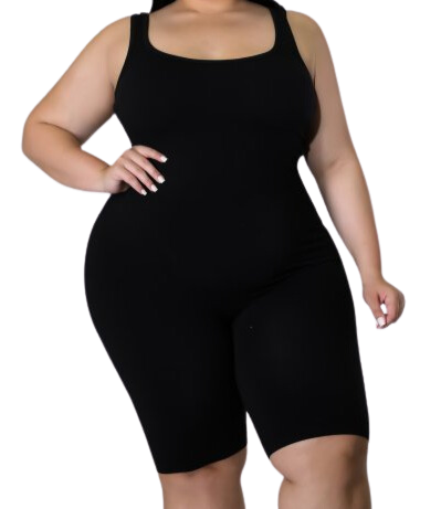 Black Stretch Romper