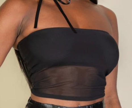 
                  
                    Mesh Tube Top
                  
                