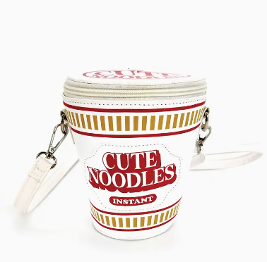 Cute Noodles Cup Crossbody Bag