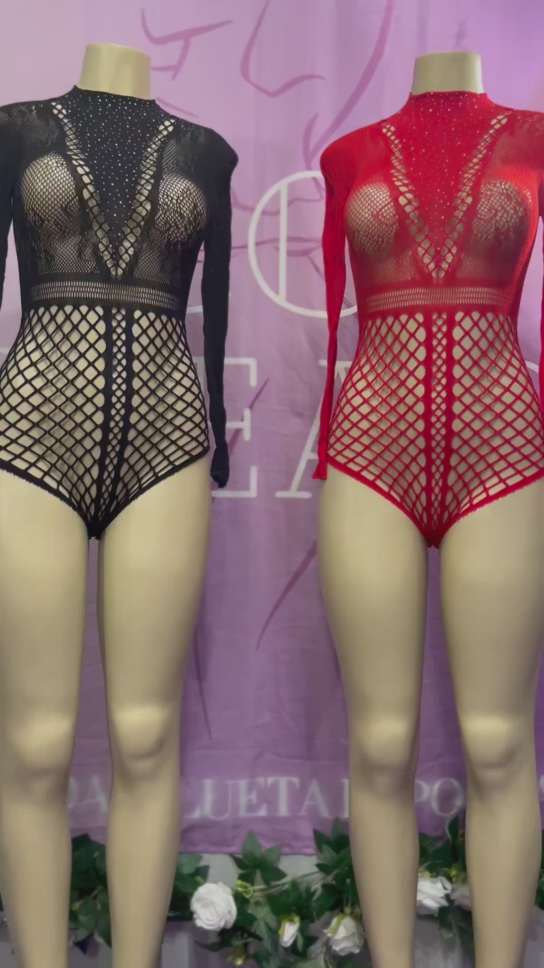 red and black bodysuits perfect to layer